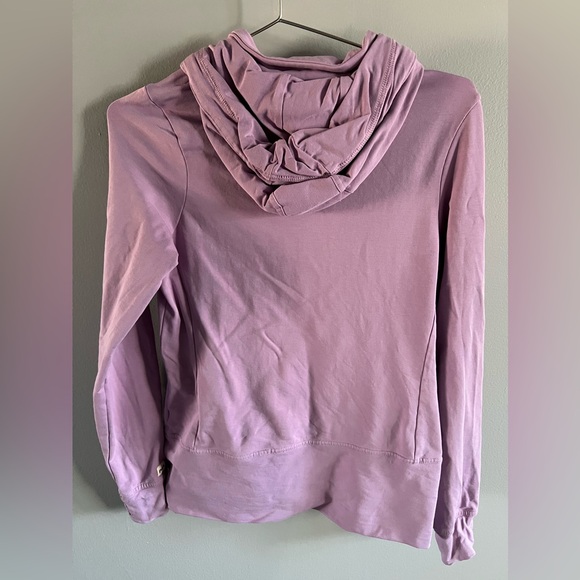 Pact snug fit organic cotton zip hoodie XS. Wild orchid - Picture 3 of 7